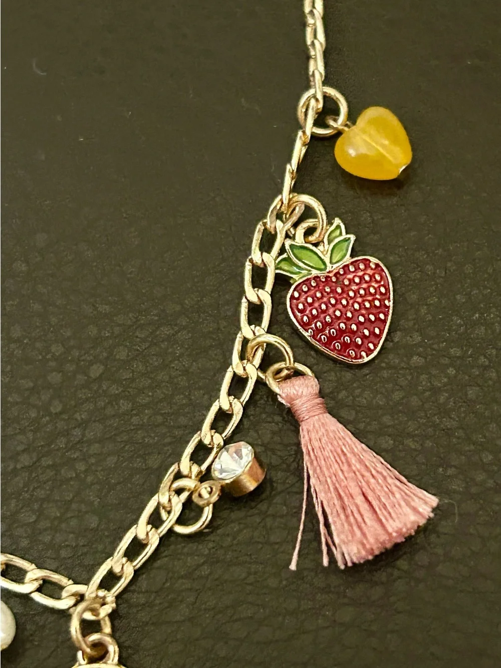 Icing Charm Necklace and Bracelet Set